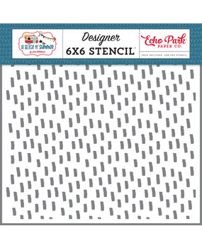Echo Park Summer Rain Stencil (SOS241033) (DISCONTINUED)