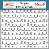 Echo Park Sweet Loops Stencil (SOS241034) (OUTLET)
