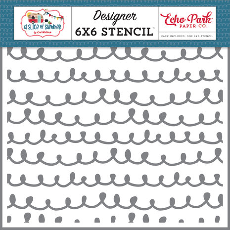 Echo Park Sweet Loops Stencil (SOS241034) (OUTLET) Echo Park Sweet Loops Stencil (SOS241034) (OUTLET)