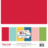 Echo Park A Slice Of Summer 12x12 Inch Coordinating Solids Paper Pack (SOS241015) (DISCONTINUED)