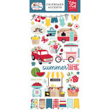Echo Park A Slice Of Summer Chipboard Accents (SOS241021) (DISCONTINUED)