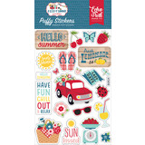 Echo Park A Slice Of Summer Puffy Stickers (SOS241066) (DISCONTINUED)