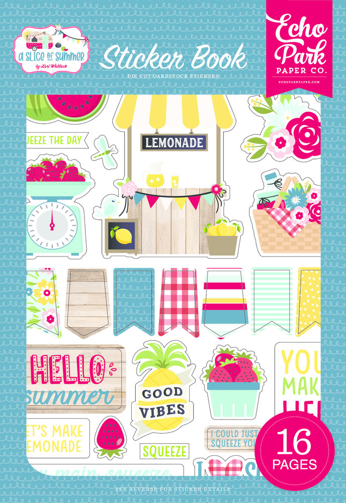 Echo Park A Slice Of Summer Sticker Book (SOS241029) (DISCONTINUED)