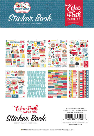 Echo Park A Slice Of Summer Sticker Book (SOS241029) (DISCONTINUED)