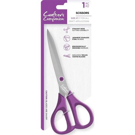 Crafter's Companion Scissors 6 Inch Straight (CC-SCISS-STR6) (OUTLET)