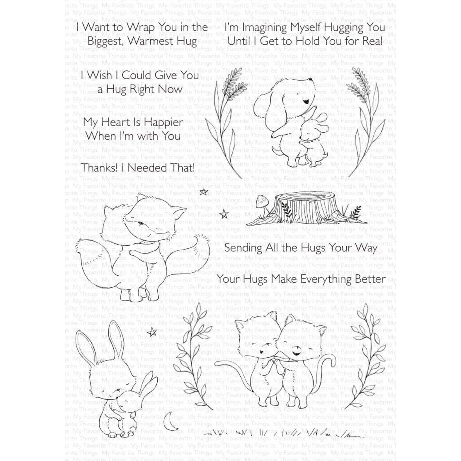 sending hugs your way clipart