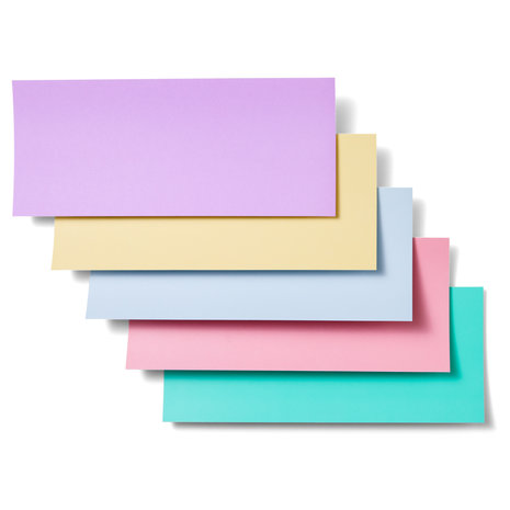 Cricut Joy Smart Paper Sticker Cardstock Med weight Pastels Sampler 10  5.5x13