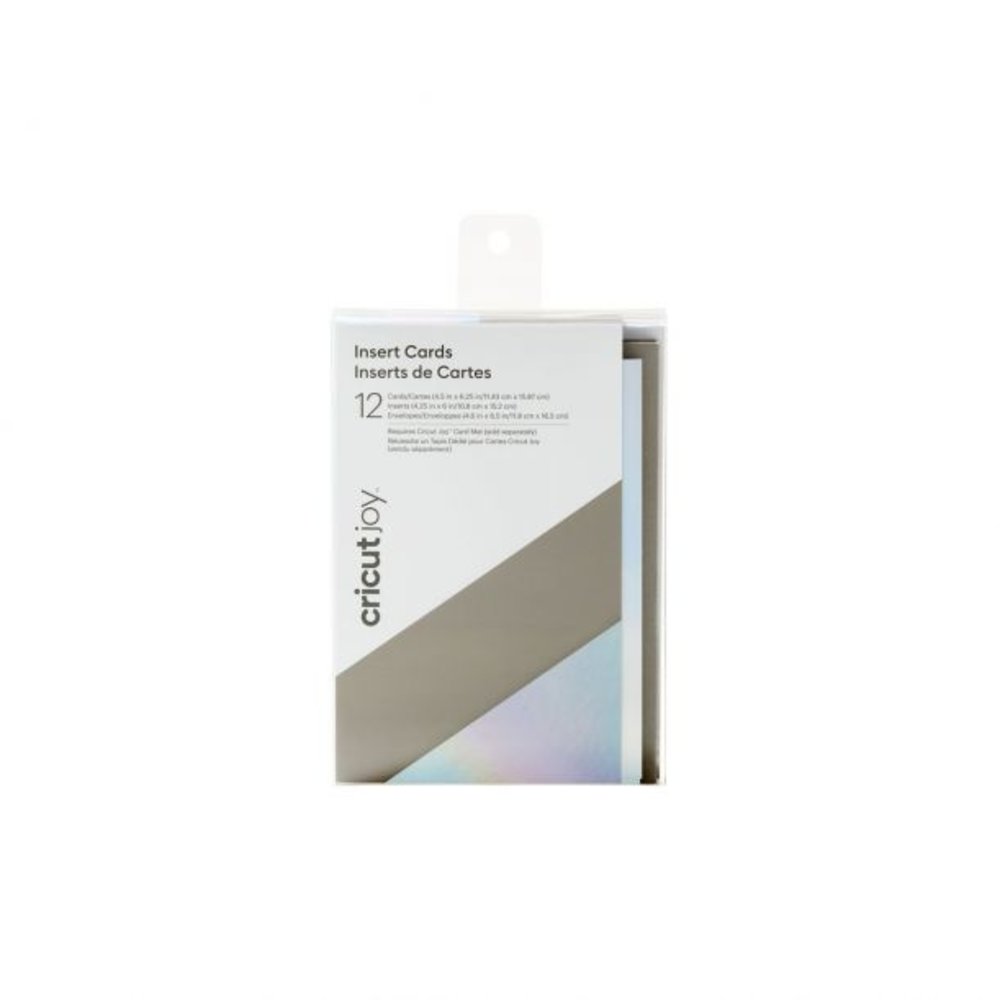 Cricut Insert Cards Gray/Silver/Holographic (12pcs) (2008799) (DISCONTINUED)