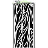 Picket Fence Studios Slim Line Details of a Wing 4x10 Inch Stencil (SC-233) (OUTLET)