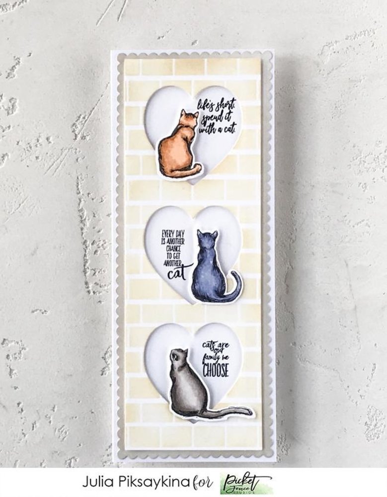 Picket Fence Studios Cats Are Family 4x6 Inch Dies (A-148D) (OUTLET) Picket Fence Studios Cats Are Family 4x6 Inch Dies (A-148D) (OUTLET)