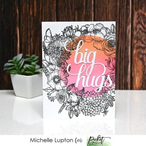 Picket Fence Studios Slim Line Big Happy Hugs Word 4x10 Inch Dies (SDCS-120) (OUTLET) Picket Fence Studios Slim Line Big Happy Hugs Word 4x10 Inch Dies (SDCS-120) (OUTLET)