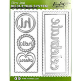 Picket Fence Studios Scallop Framed Slim Line Die Cutting System (SDCS-113) (OUTLET)