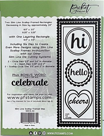 Picket Fence Studios Scallop Framed Slim Line Die Cutting System (SDCS-113) (OUTLET) Picket Fence Studios Scallop Framed Slim Line Die Cutting System (SDCS-113) (OUTLET)