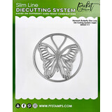 Picket Fence Studios Slim Line Die Cutting System Insert 4x4 Inch Monarch Butterfly (SDCS-111) (OUTLET)