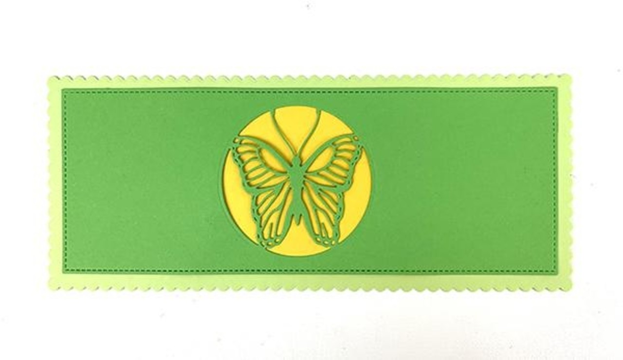 Picket Fence Studios Slim Line Die Cutting System Insert 4x4 Inch Monarch Butterfly (SDCS-111) (OUTLET)