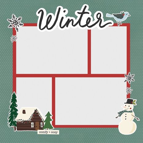 Simple Stories Simple Pages Pieces Winter (15903) (OUTLET)
