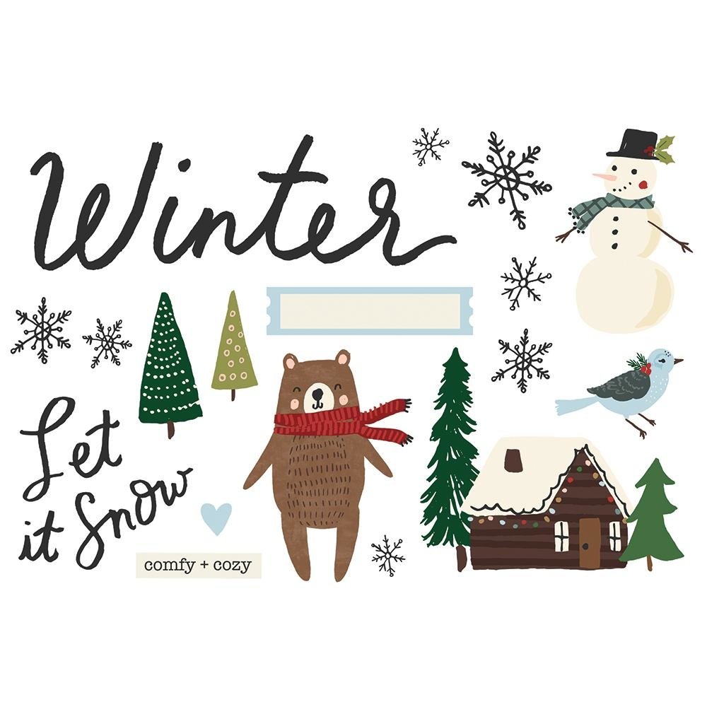 Simple Stories Simple Pages Pieces Winter (15903) (DISCONTINUED)