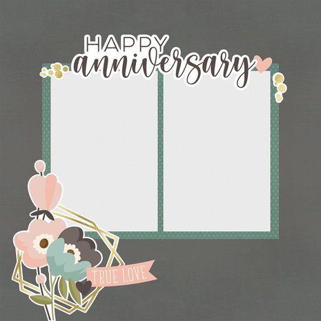 Simple Stories Simple Pages Pieces Anniversary (15914) (DISCONTINUED)