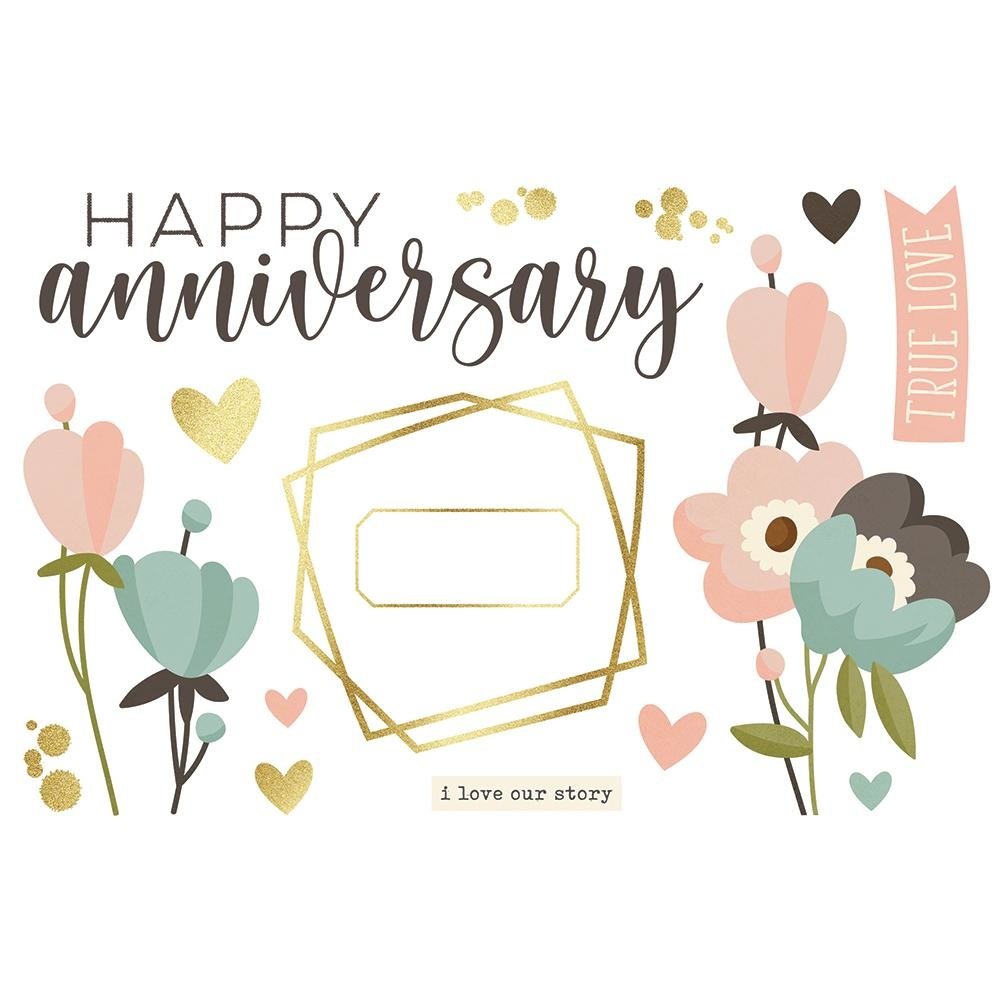 Simple Stories Simple Pages Pieces Anniversary (15914) (DISCONTINUED)