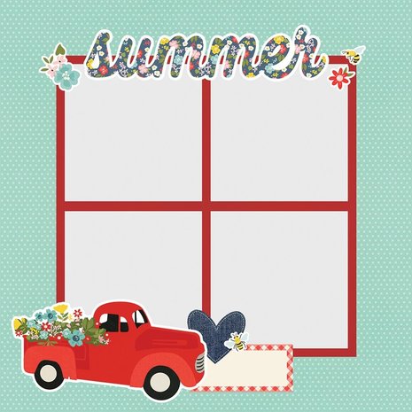 Simple Stories Simple Pages Pieces Summer (15901) (OUTLET)