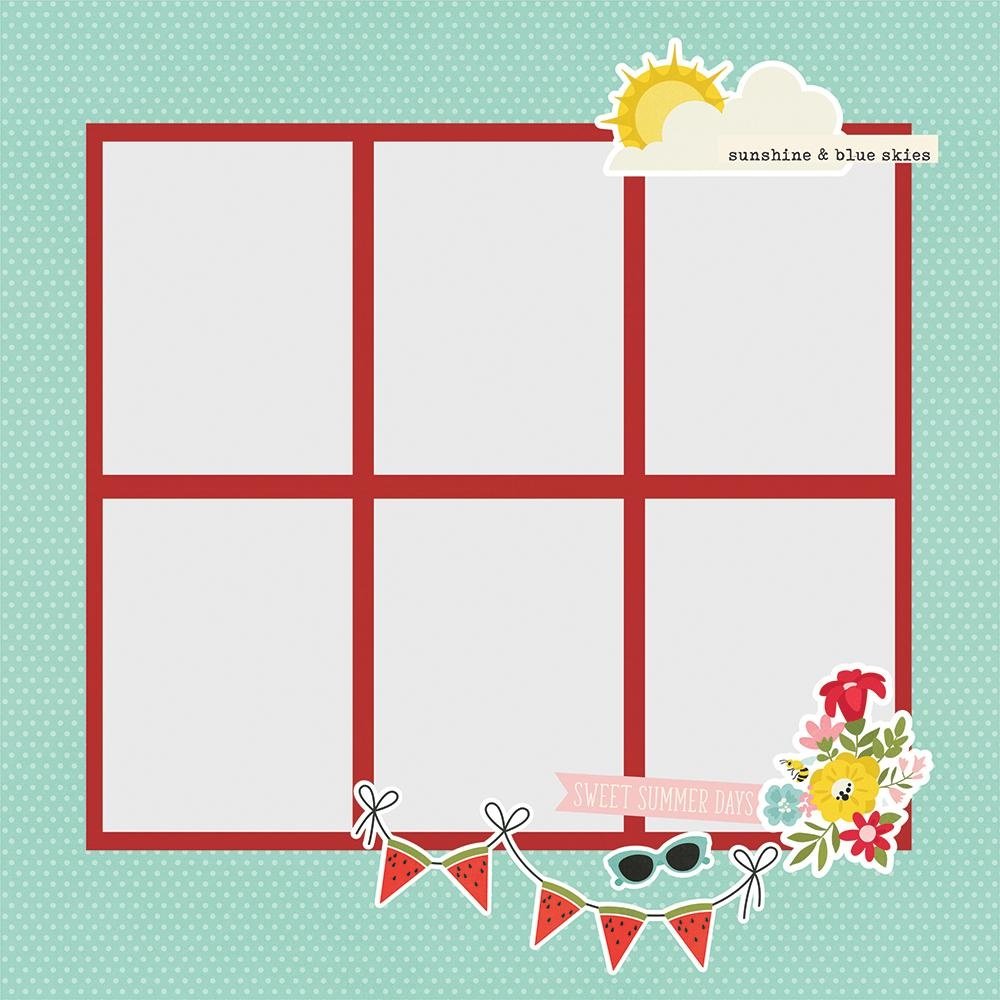 Simple Stories Simple Pages Pieces Summer (15901) (DISCONTINUED)