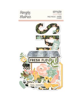 Simple Stories Simple Pages Pieces Spring (15900) (OUTLET)