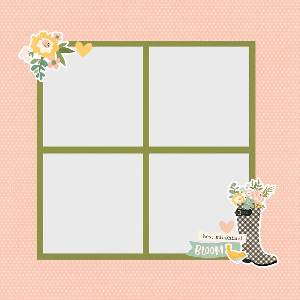 Simple Stories Simple Pages Pieces Spring (15900) (DISCONTINUED)