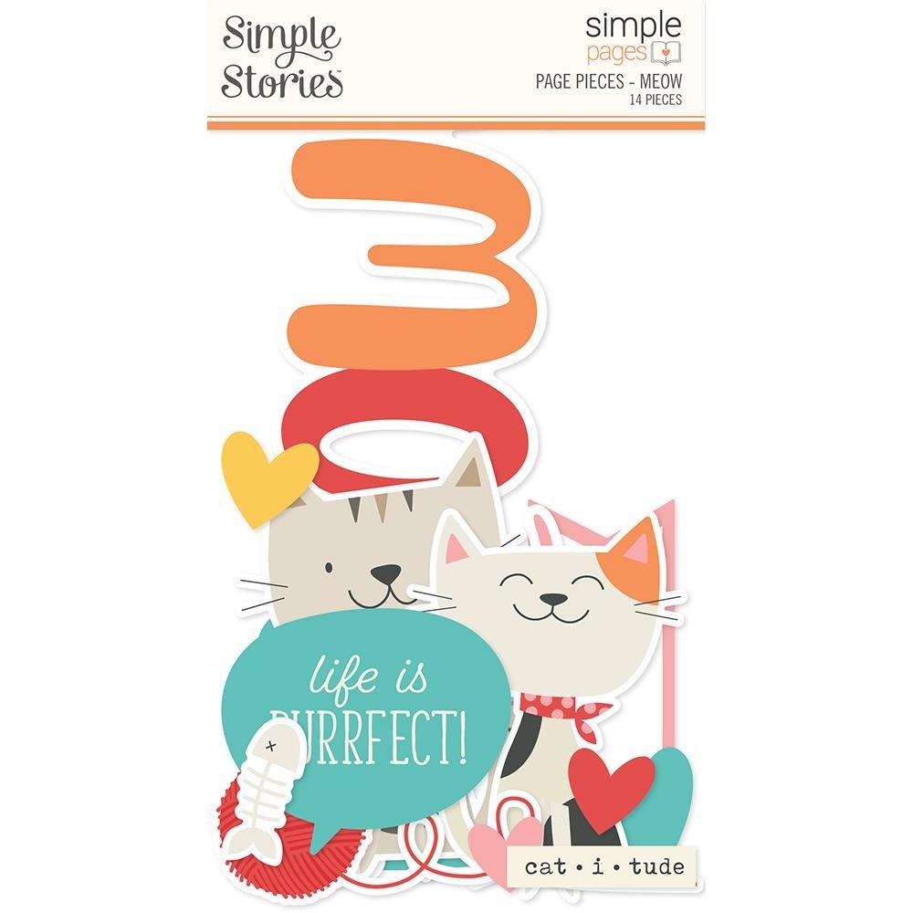 Simple Stories Simple Pages Pieces Meow (15929) (OUTLET)