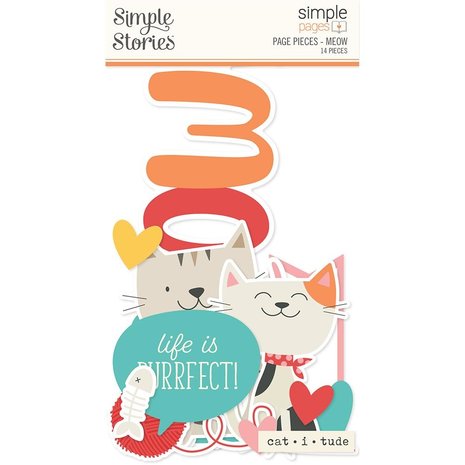 Simple Stories Simple Pages Pieces Meow (15929) (OUTLET)