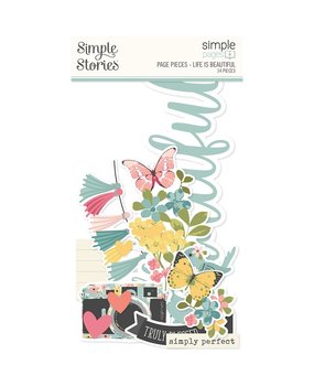 Simple Stories Simple Pages Pieces Life is Beautiful (15927) (DISCONTINUED)