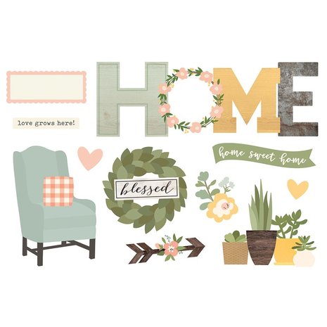 Simple Stories Simple Pages Pieces Home (15926) (DISCONTINUED)