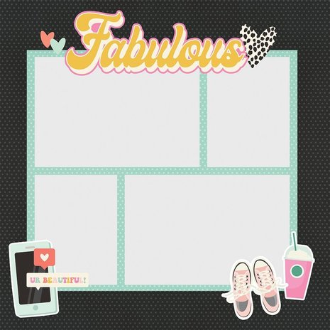 Simple Stories Simple Pages Pieces Fabulous (15920) (DISCONTINUED)