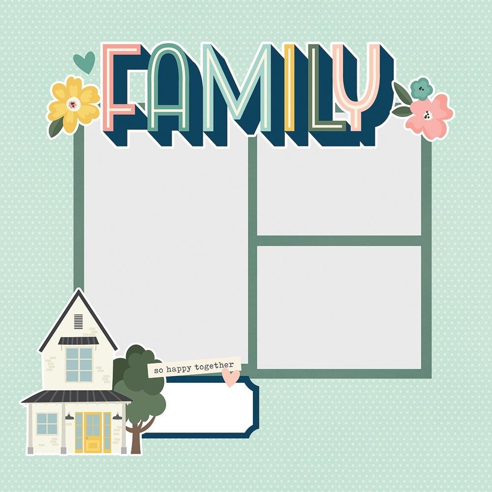 Simple Stories Simple Pages Pieces Family (15921) (OUTLET)