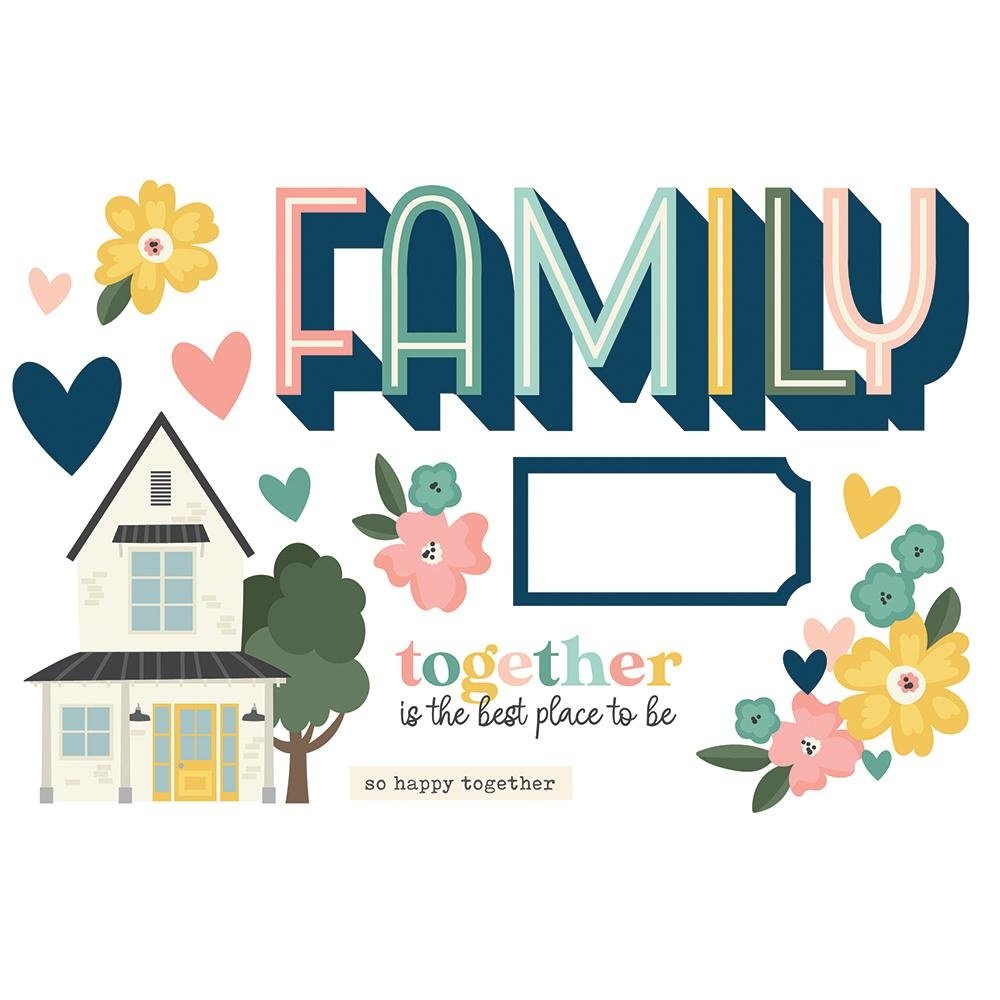 Simple Stories Simple Pages Pieces Family (15921) (DISCONTINUED)