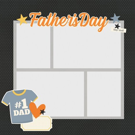Simple Stories Simple Pages Pieces Father's Day (15917) (DISCONTINUED)