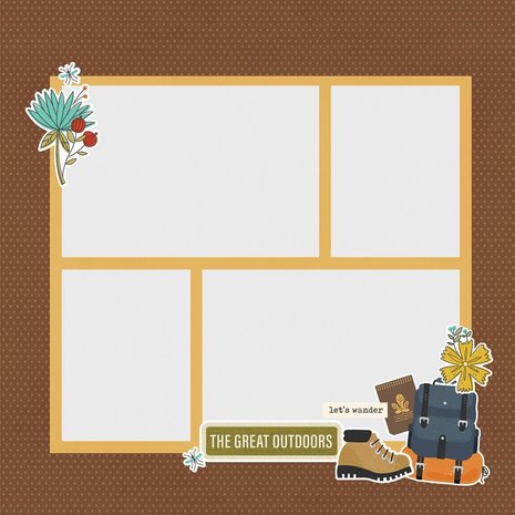 Simple Stories Simple Pages Pieces Happy Trails (15923) (DISCONTINUED)