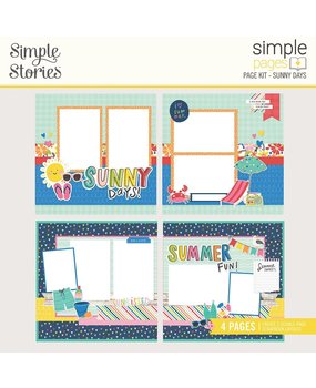 Simple Stories Simple Pages Kit Sunny Days (15127) (DISCONTINUED) Simple Stories Simple Pages Kit Sunny Days (15127) (DISCONTINUED)