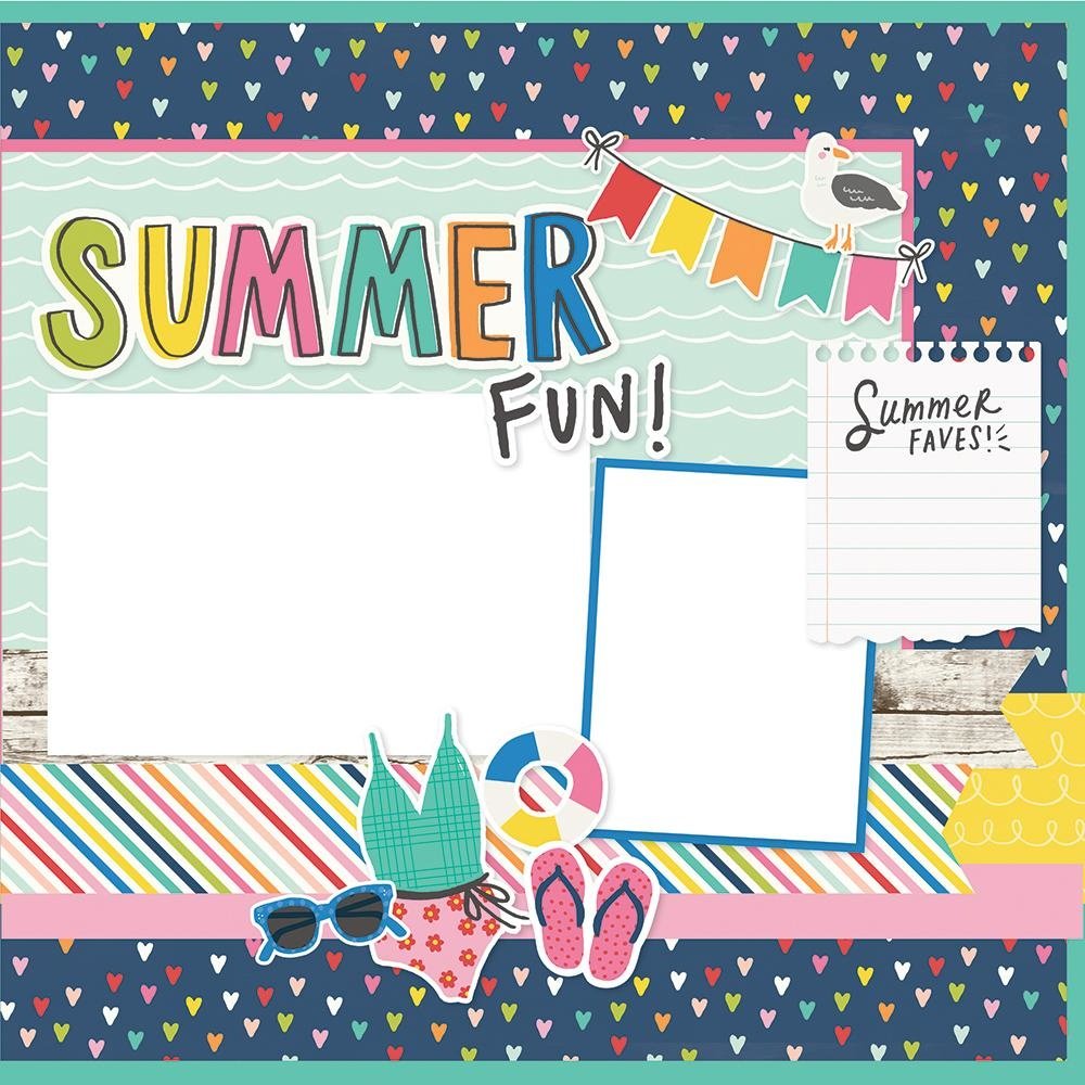 Simple Stories Simple Pages Kit Sunny Days (15127) (DISCONTINUED) Simple Stories Simple Pages Kit Sunny Days (15127) (DISCONTINUED)