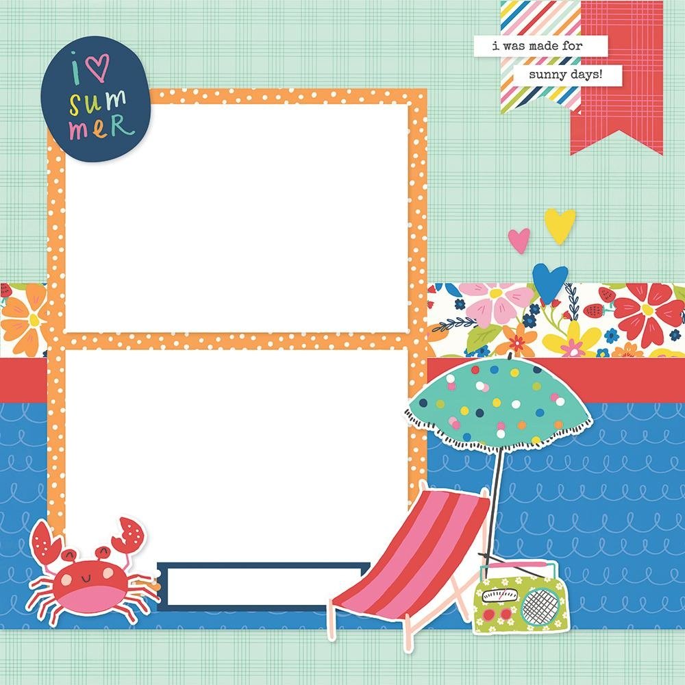 Simple Stories Simple Pages Kit Sunny Days (15127) (DISCONTINUED) Simple Stories Simple Pages Kit Sunny Days (15127) (DISCONTINUED)