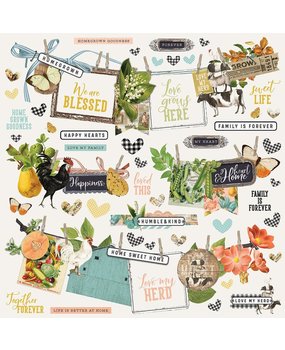 Simple Stories Simple Vintage Farmhouse Garden Banner Sticker (15002) (DISCONTINUED)