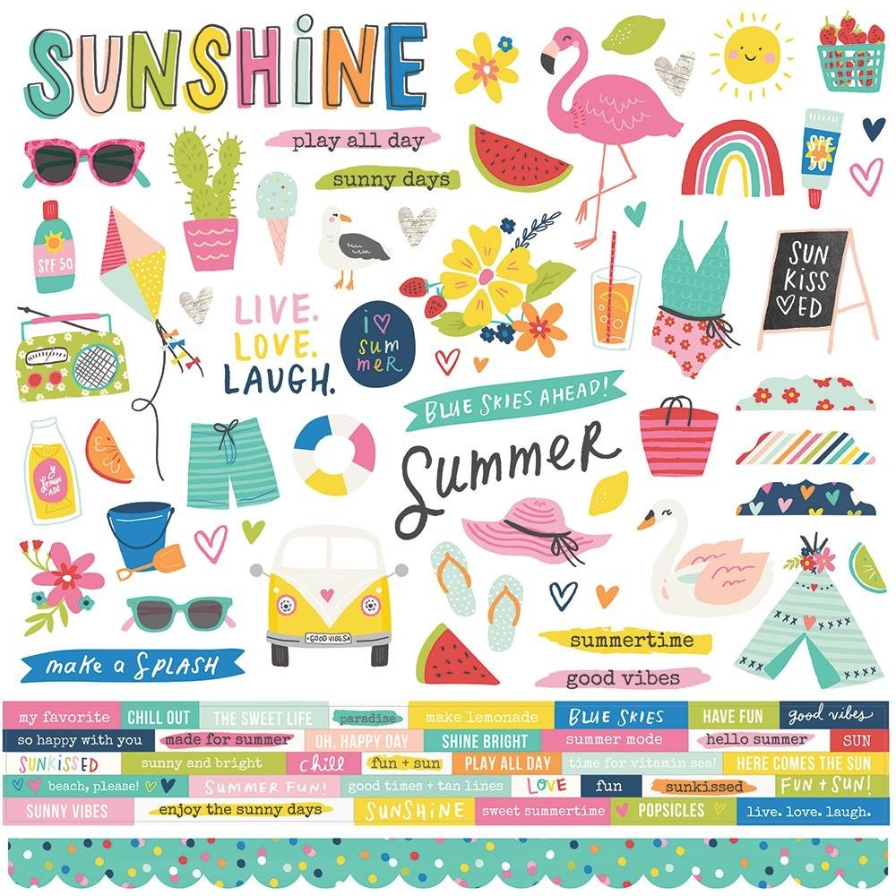 Simple Stories Sunkissed Collection Kit (15100) (OUTLET)