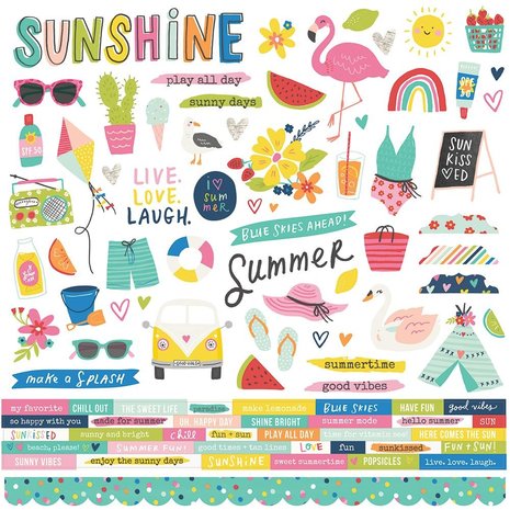 Simple Stories Sunkissed Collection Kit (15100) (OUTLET)