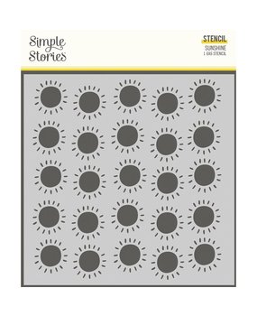 Simple Stories Sunkissed Stencil Sunshine (15125) (OUTLET)