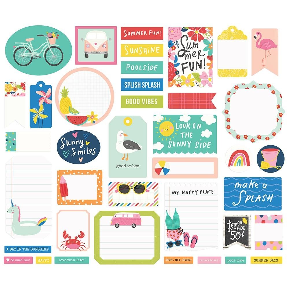 Simple Stories Sunkissed Journal Bits (15117) (OUTLET)