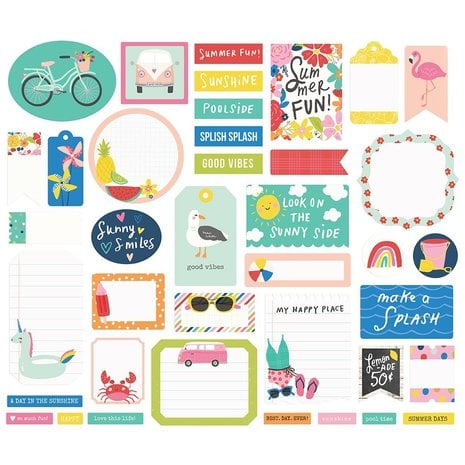 Simple Stories Sunkissed Journal Bits (15117) (OUTLET)