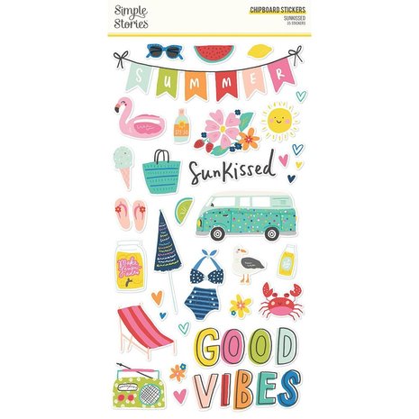 Simple Stories Sunkissed Chipboard (15115) (OUTLET)