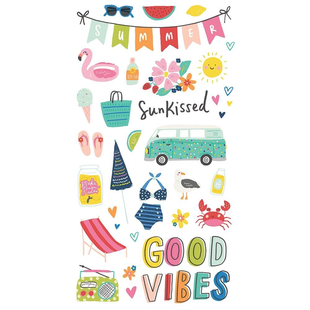 Simple Stories Sunkissed Chipboard (15115) (DISCONTINUED)