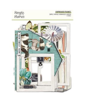 Simple Stories Simple Vintage Farmhouse Garden Chipboard Frames (15024) (DISCONTINUED)