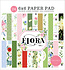 Flora No.4 6x6 Inch Paper Pad (CBFLN135023) (OUTLET)