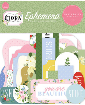 Carta Bella Flora No.4 Ephemera (CBFLN135024) (OUTLET)